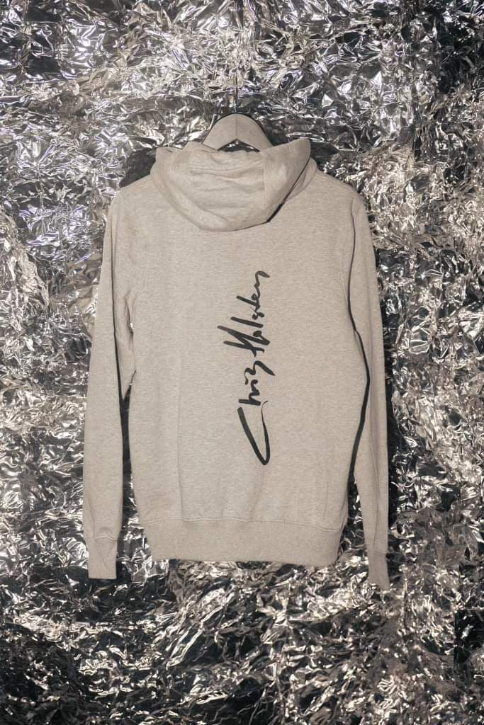 Rekk opp hånda Grå Hettegenser