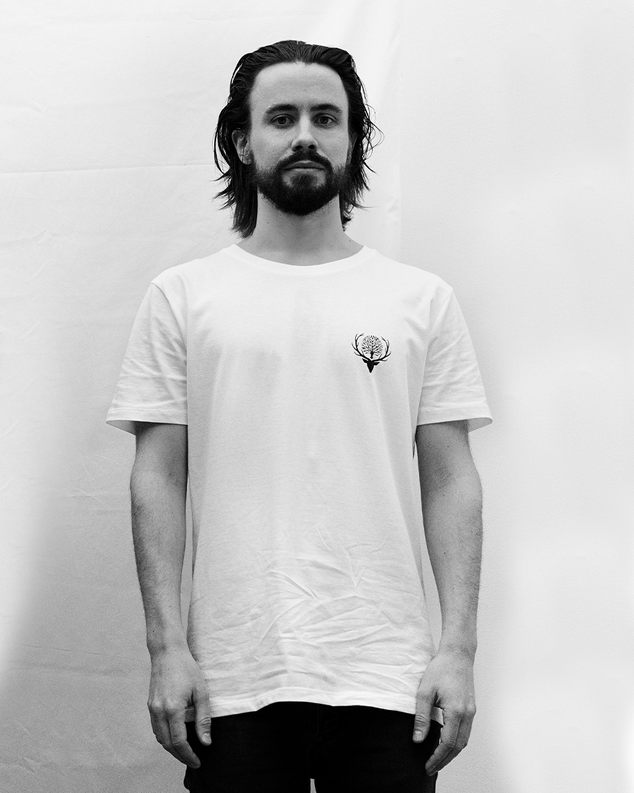 FAY WILDHAGEN HVIT T-SKJORTE