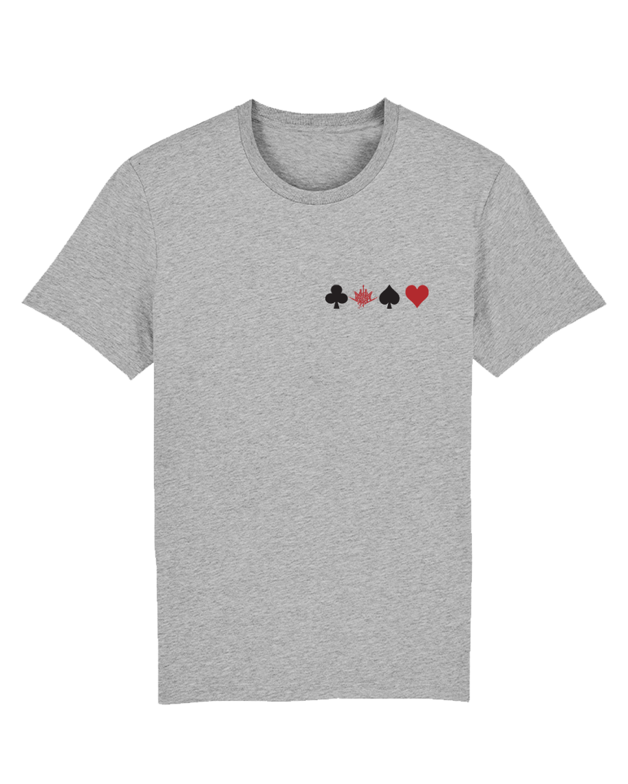 GRÅ ALL INN T-SKJORTE